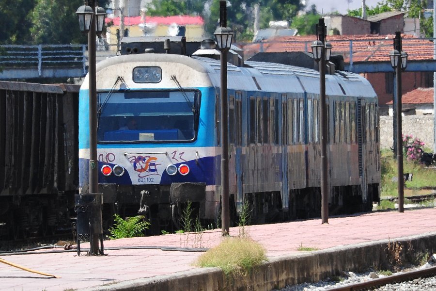 Dampflokomotiven und andere Hauptbahnhof Volos (24)